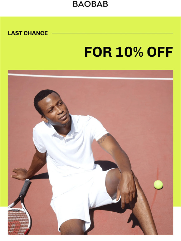 Last Chance for 10% OFF
