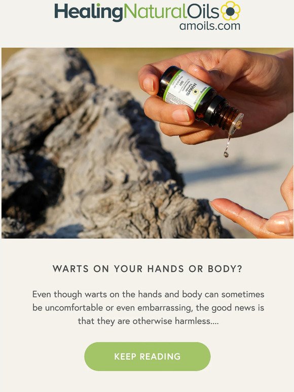 Warts on your hands or body?