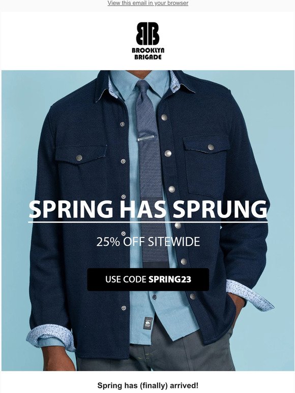 Spring has SPRUNG 🌷 Enjoy 25% off Sitewide
