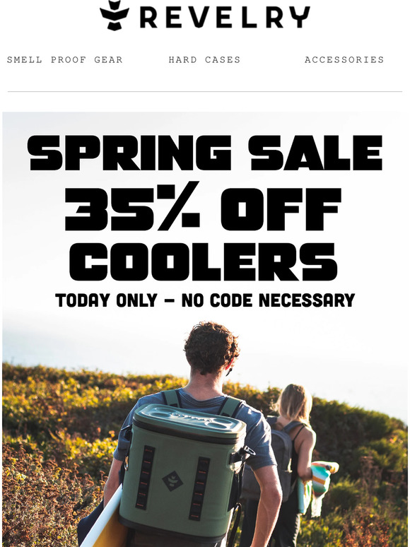 FLASH SALE - 35% Off All Revelry Coolers ☀️🌴🍃