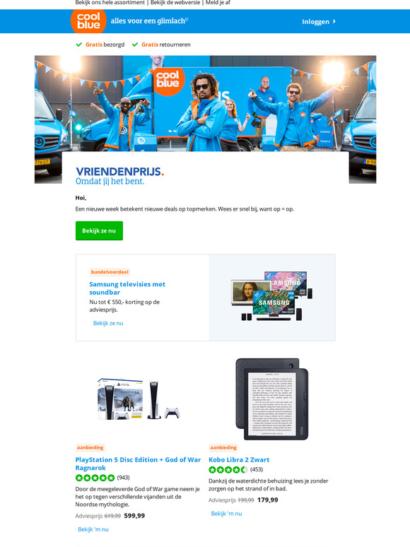 Alle topdeals voor jou