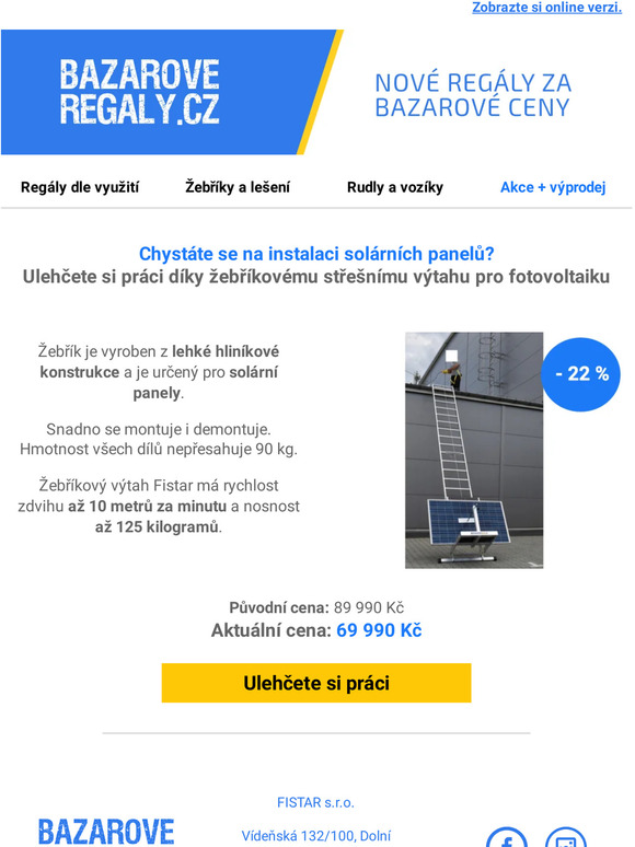 Ulehčete si práci se solárními panely
