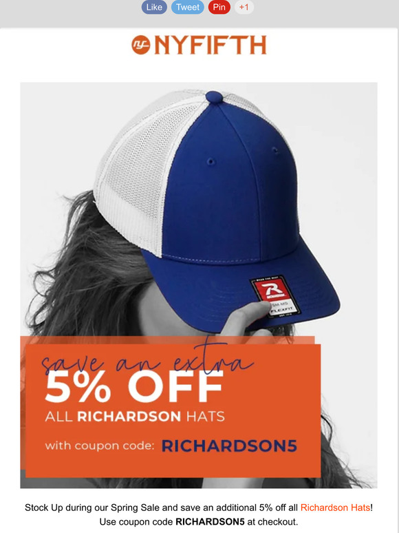🔥 Spring Stock Up Sale: Richardson Hats!