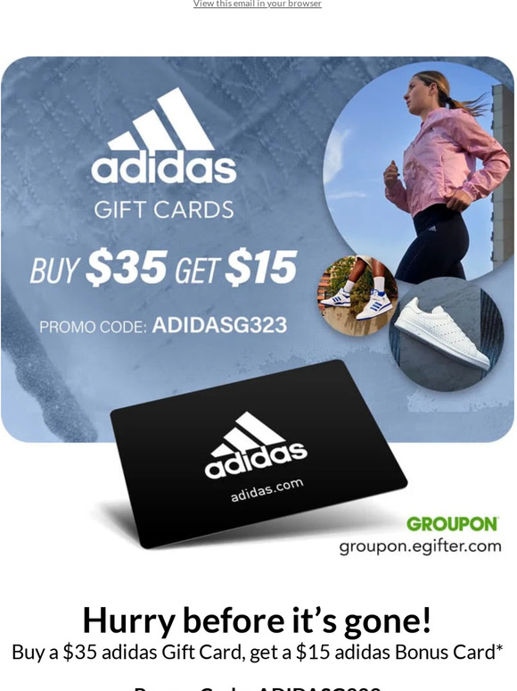 Groupon 2025 adidas $35