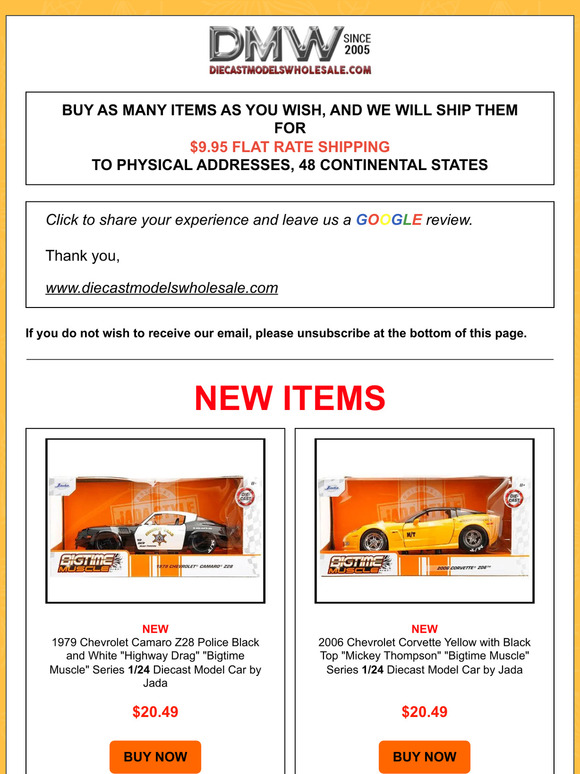 New Arrivals Notification