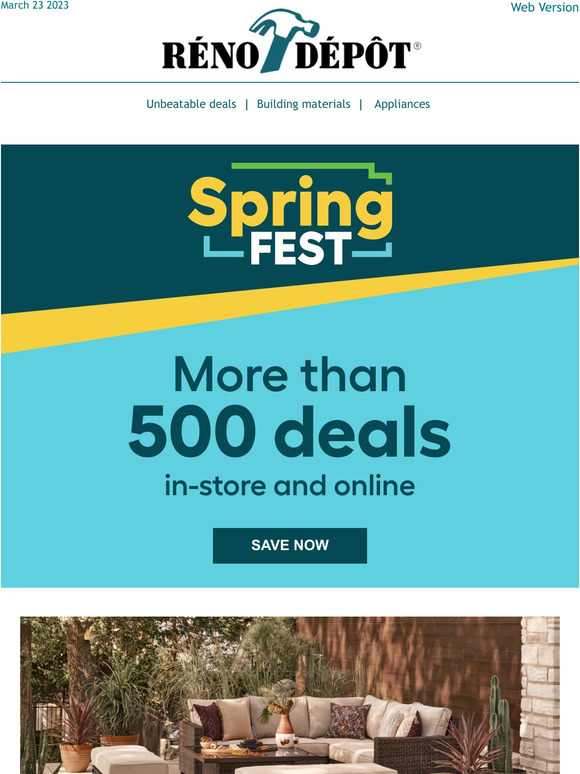 Spring Fest is on - Find your savings here 👇