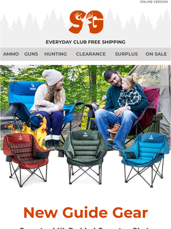 The Sportsman's Guide The World’s Most Comfortable Camp Chair Milled