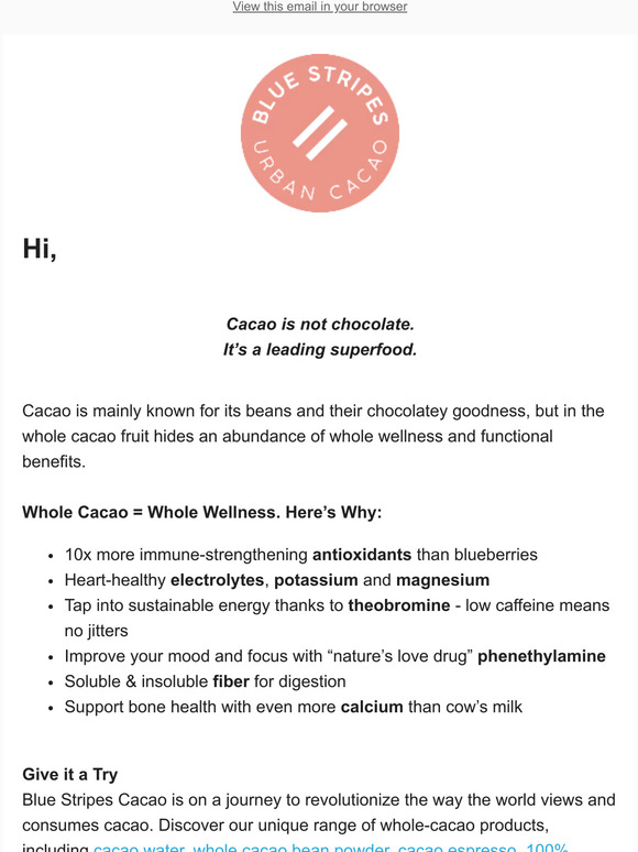 Dive into the world of cacao