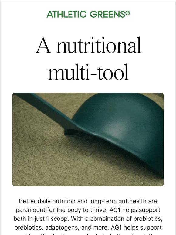1 scoop, more health