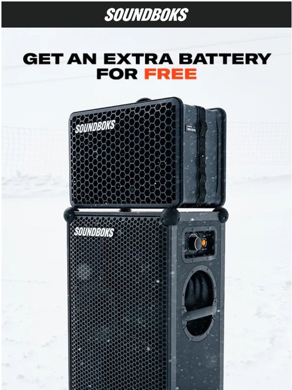 Power your party with a free extra battery