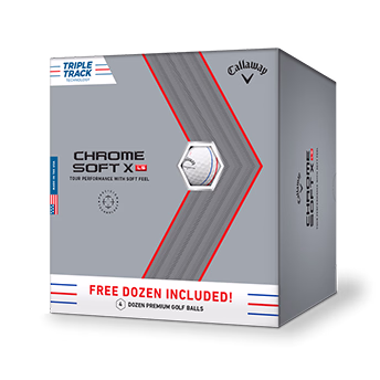 Chrome Soft X LS Triple Track Golf Balls