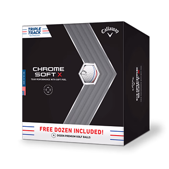 Chrome Soft X Triple Track Golf Balls