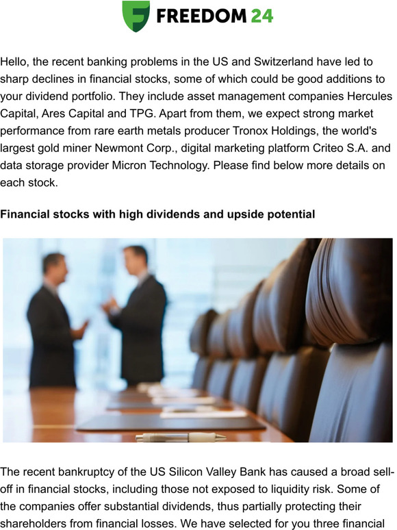 New investment ideas: Stocks with high dividends and 67% upside potential