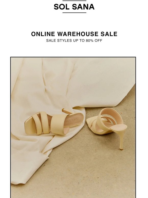 Online Warehouse Sale | Starts NOW! 🚨