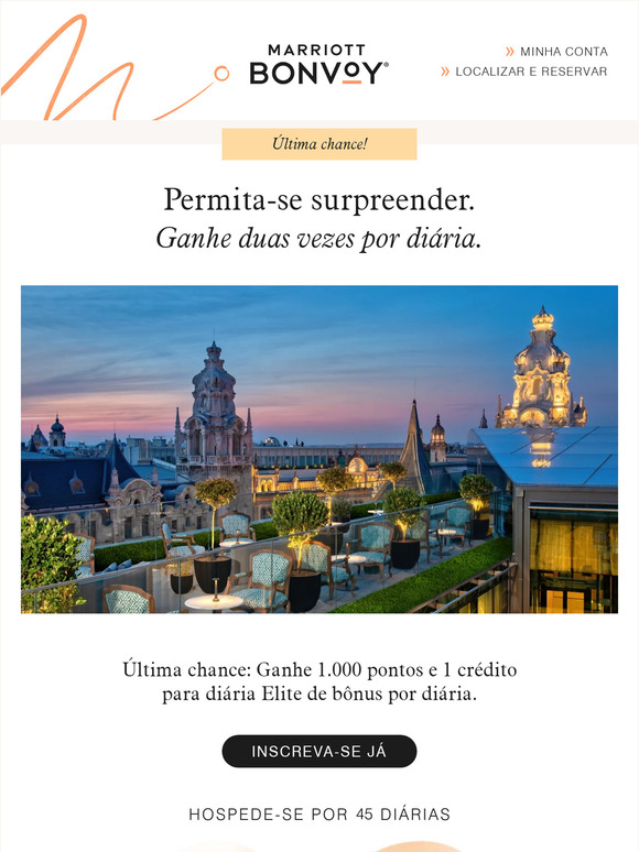 Última chance: Ganhe 2 vezes por diária