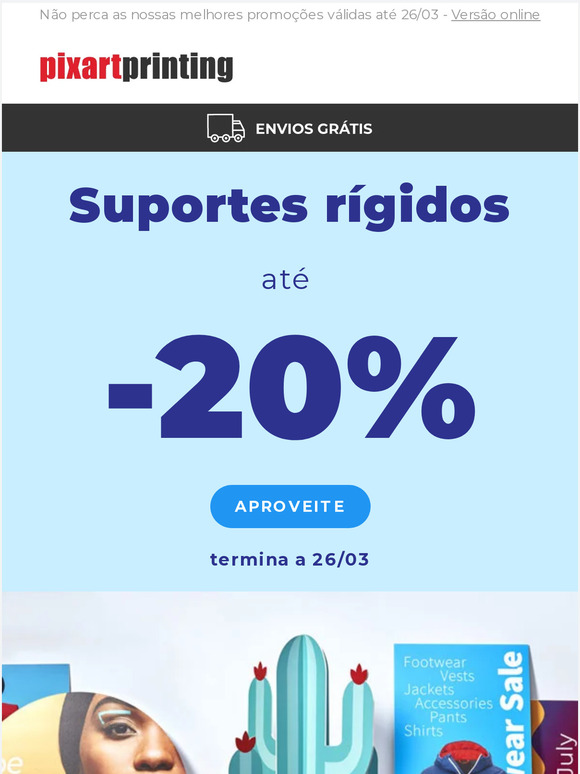 Suportes rígidos até -20%: apaixone-se pela qualidade, aproveite a poupança!