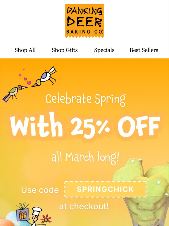 Adorable New Easter Treats at 25% OFF!