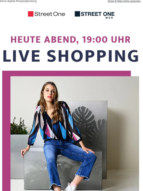 Heute um 19:00 Uhr: Live Shopping 🛍️