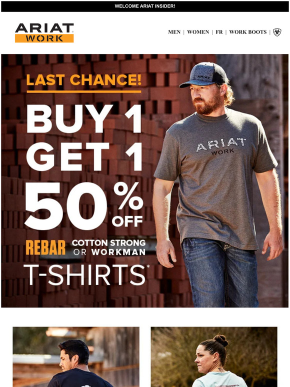 Last Chance: Buy 1, Get 1 50% Off