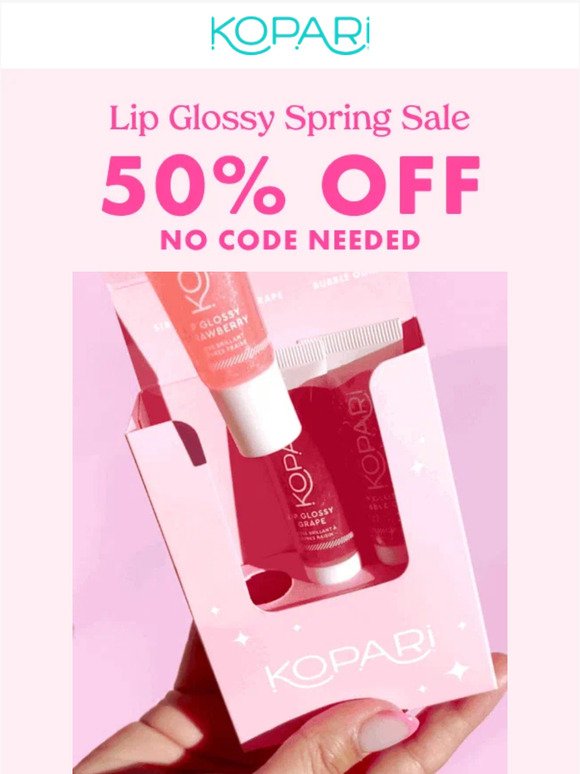 TikTok's fave gloss is 50% off 💋