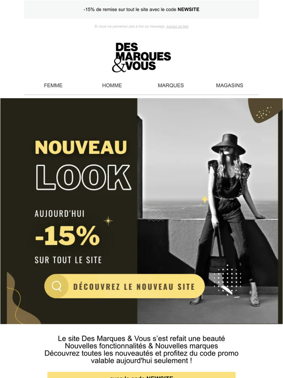 VENTE FLASH : nouveau site 🚀