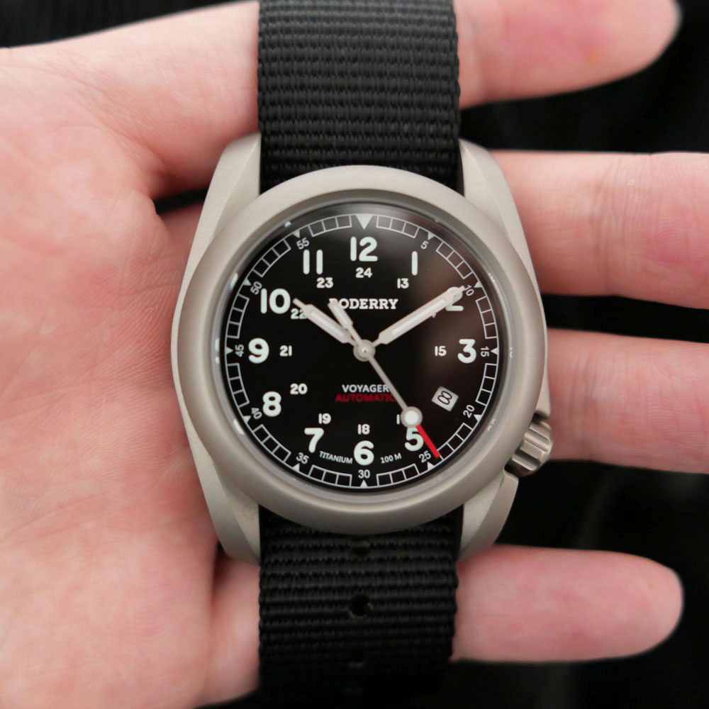 Boderry Watches: World's most affordable titanium automatic field watch ...