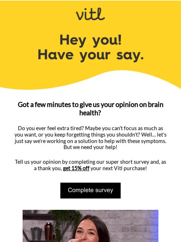 Let's talk Brain Health 🧠 Join the convo and get 15% off!
