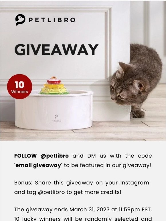 🐱@Petlibro Giveaway - Prize Inside!🎁