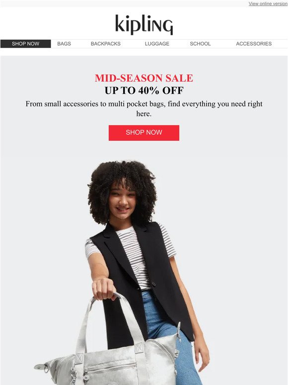 Mid-Season Sale is here | Up to 40% off