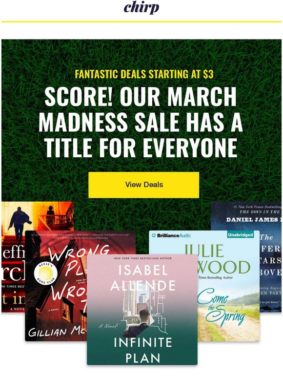 Score! Our March Madness Sale is on