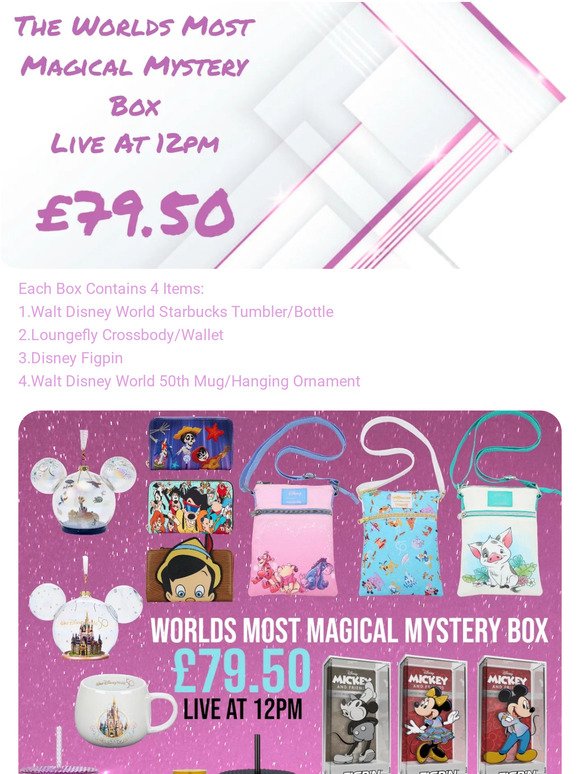 🦄 £79.50 The Worlds Most Magical Mystery Box
