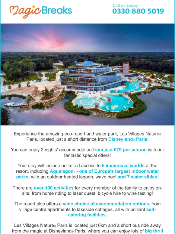 MagicBreaks Experience the amazing ecoresort & huge water park near