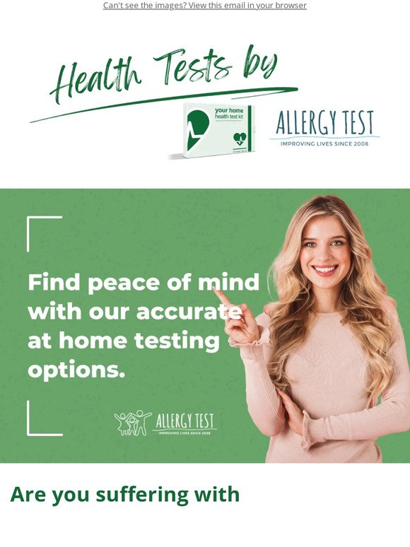 Optimize Your Health With a Rapid Test!💚