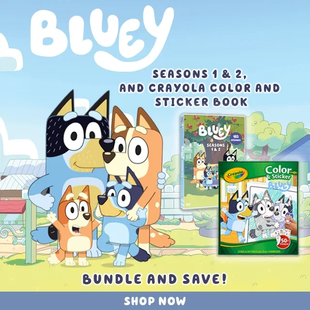 BBC Shop: Incredible Savings - Bundle Up With Bluey & Crayola! | Milled