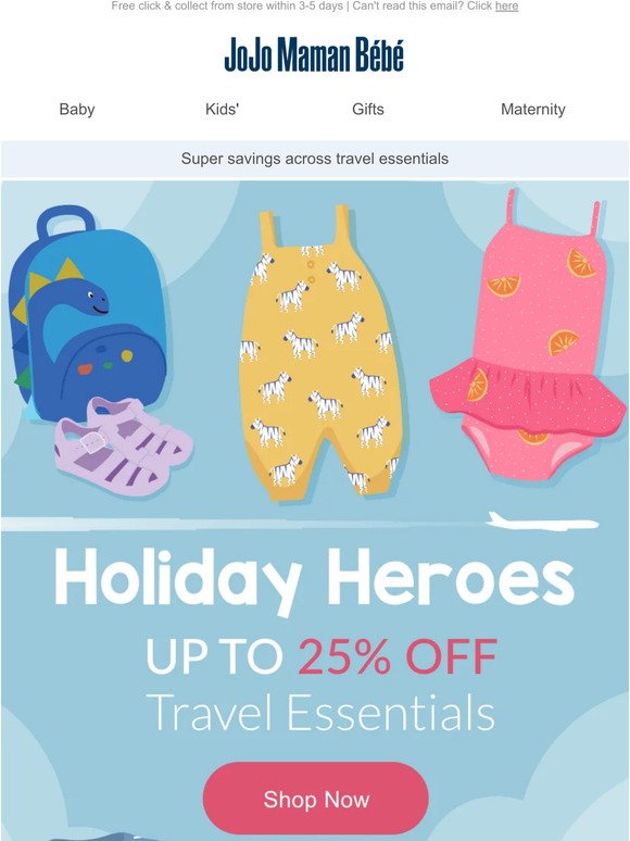 Up to 25% off Holiday Heroes
