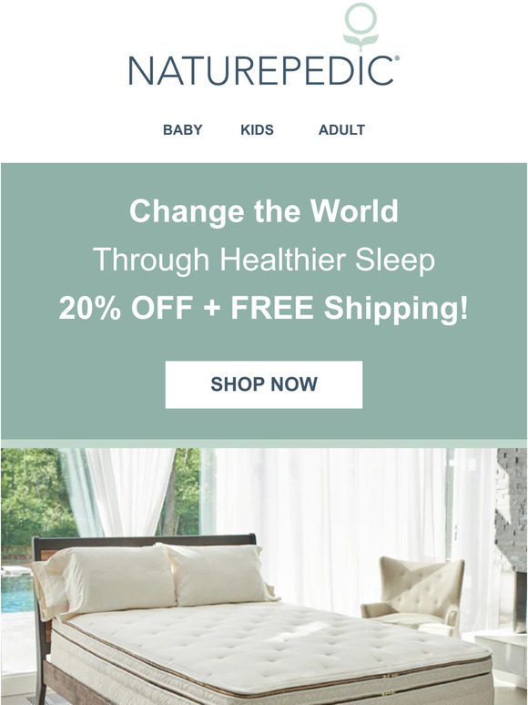 🌎🌱 Sustainable Sleep. On Sale.