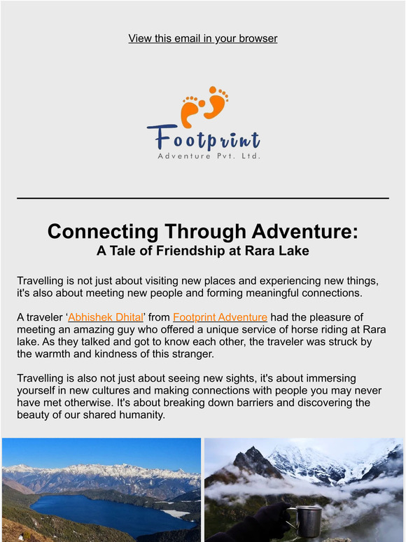 Connecting Through Adventure: A Tale of Friendship at Rara Lake