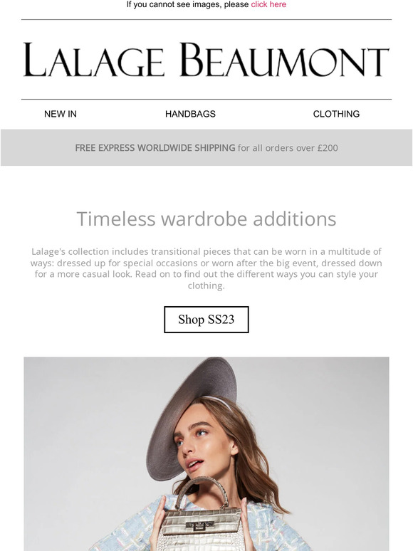 Timeless wardrobe additions