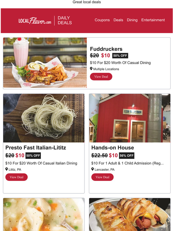 Days are Better When you Can Save at Fuddruckers