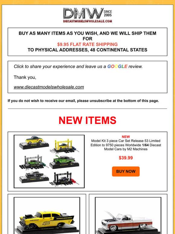 New Arrivals & Back in Stock Notification
