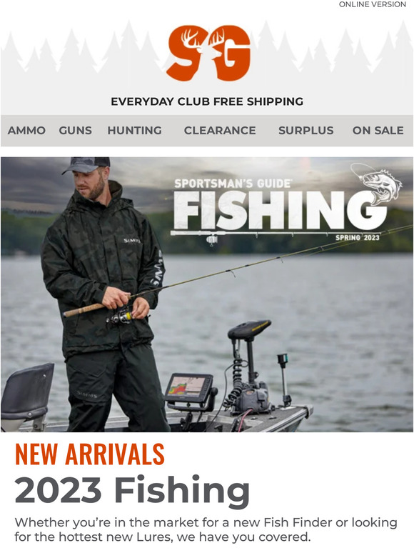 Sportsman's Guide: Boating & Fishing New Arrivals for 2023 | Milled