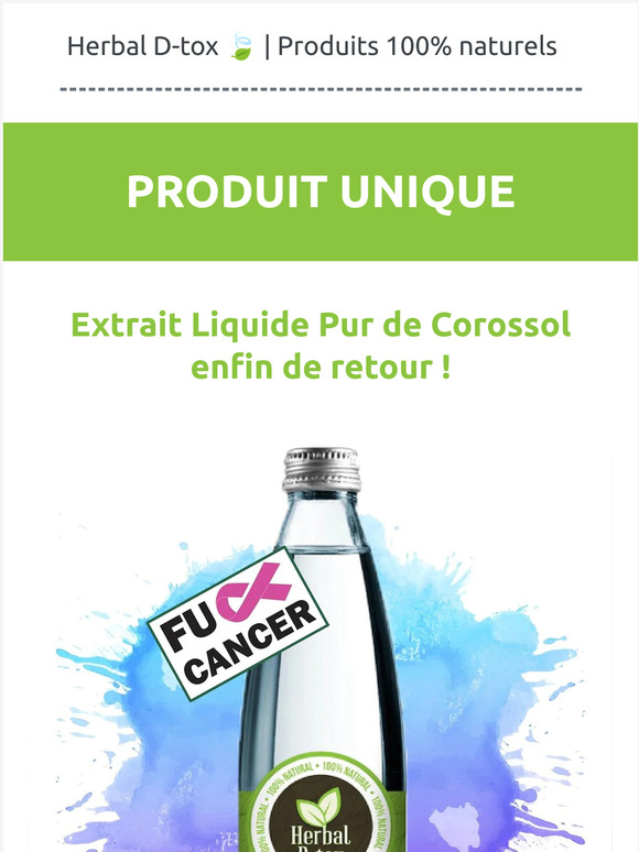 🍃ENFIN, l'Extrait Liquide PUR de Corossol est de retour ! Cadeau Offert !🎁