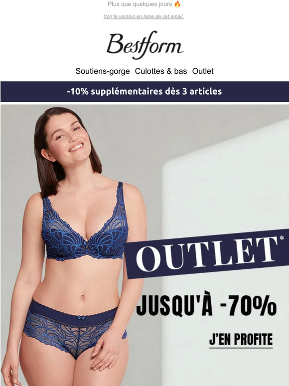 -10% supplémentaires sur l'Outlet