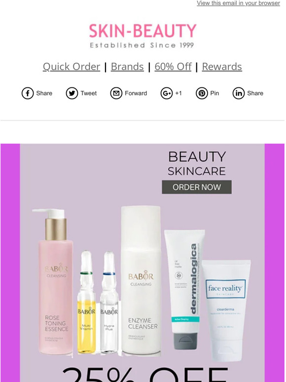 25% Off Exclusive Email Offer & Earn Reward Points