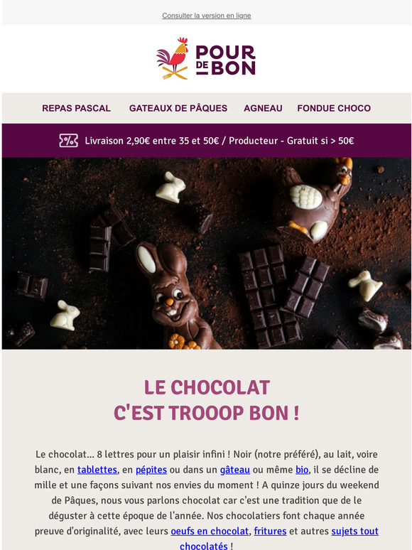 Le chocolat ! 🍫