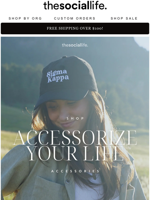 Spice up your life with some accessories!