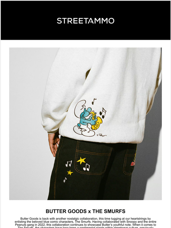 Butter Goods x The Smurfs - Streetammo 420 Collection