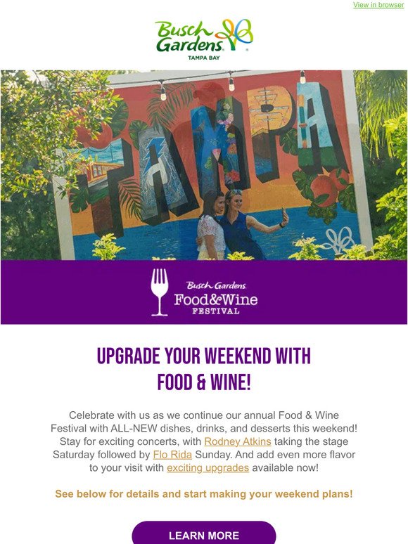 Upgrade Your Food & Wine Festival Experience