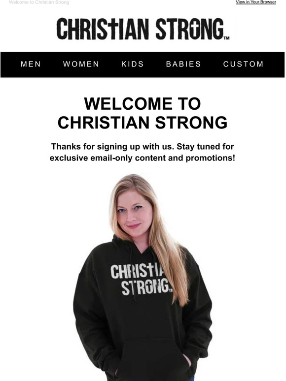Thanks for Signing Up + Coupon Inside!