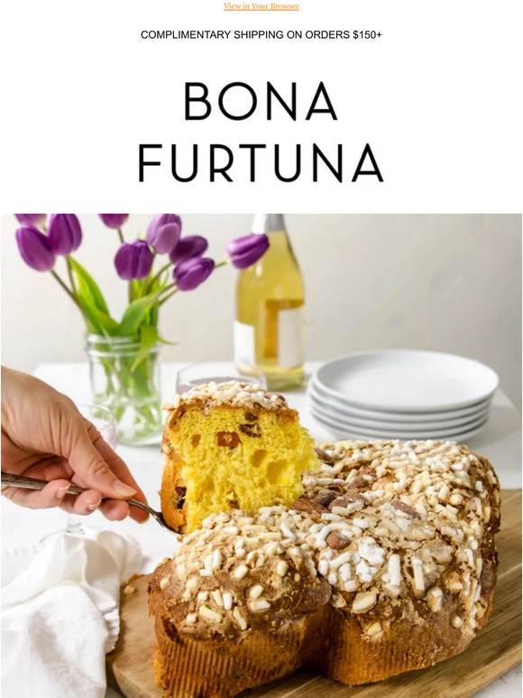 Bona Furtuna: Colomba: Spring's Panettone